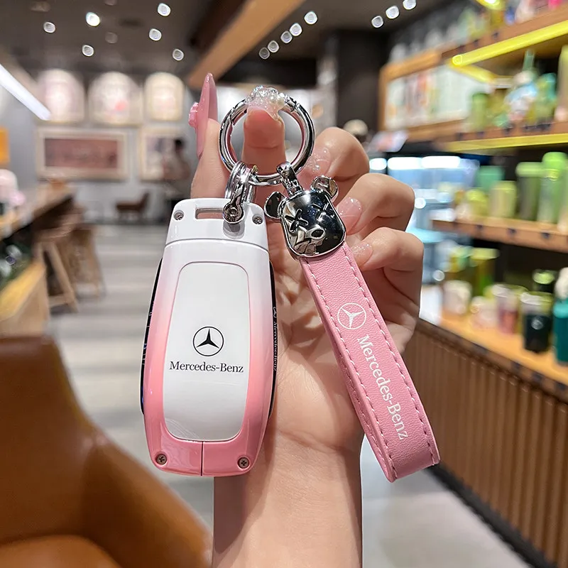 Luxury Mercedes Benz Gla200 Keycase GLB220 Shell A200L Buckle GLE450 Car B200 Women's Cla200 Compatible Accessory