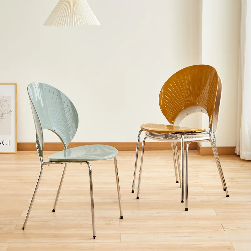 Shell chair INS Internet celebrity otel Coffee Dining Simple Backrest