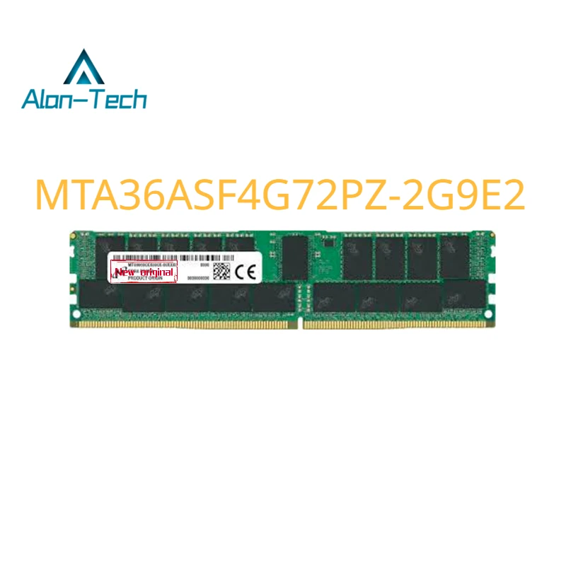 New Mi－cron 32G RAM Memory DDR4 2933MHz REG ECC RDIMM 2RX4 MTA36ASF4G72PZ-2G9E2 Server Memory Chip Module Retail Wholesale