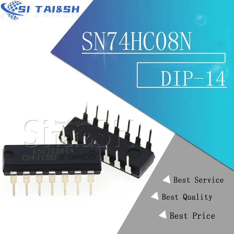 

SN74HC08N DIP14 SN74HC08 DIP 74HC08N 74HC08 DIP-14, новая и оригинальная интегральная схема, 10 шт.