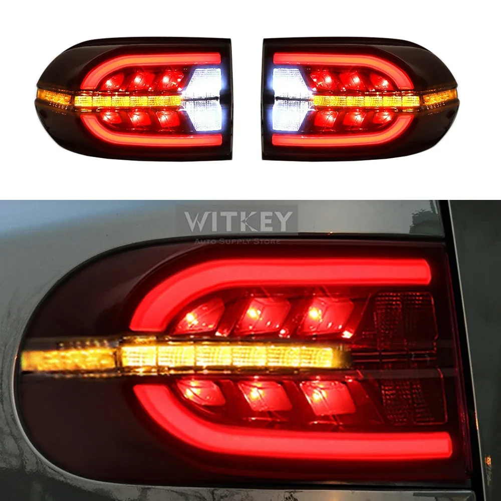 

1 Pair Exterior Auto Taillight For Toyota FJ Cruiser 2007-2020 Taillights LED DRL Running Lights Turn Signal Rear Parking Lights