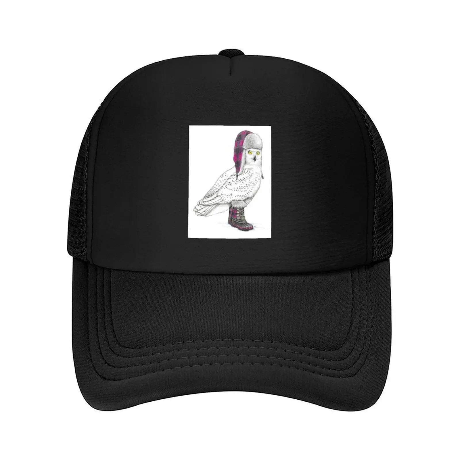 

Snow Owl in Lumber Jill Boots Baseball Cap Military Tactical Cap Streetwear Brand Man cap Sun Sun Hats For Women Men's
