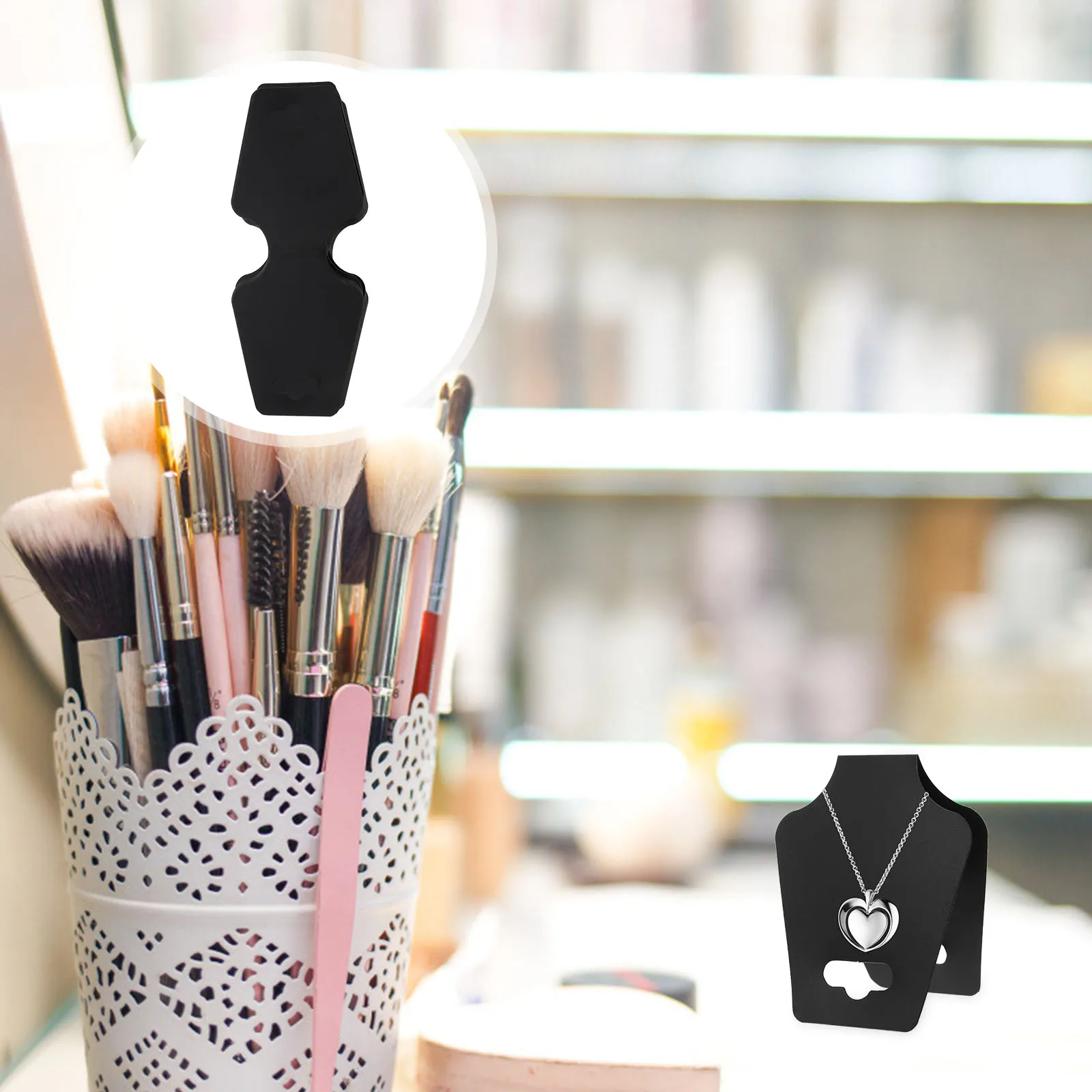 

100pcs Jewelry Cards Necklace Display Earring Packaging PP Material Small Size Storage Convenient Use Gift Box