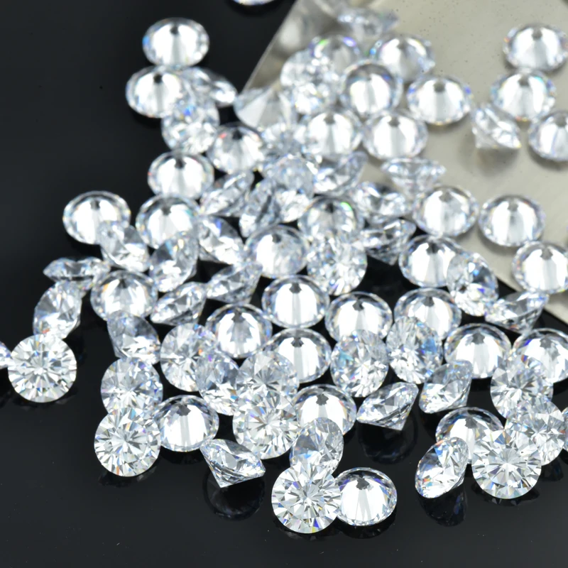 

0.8~3.0mm Small size Loose Moissanite Round White Excellent Cut D Color VVS1 Brilliant High Quality DIY for Jewelry