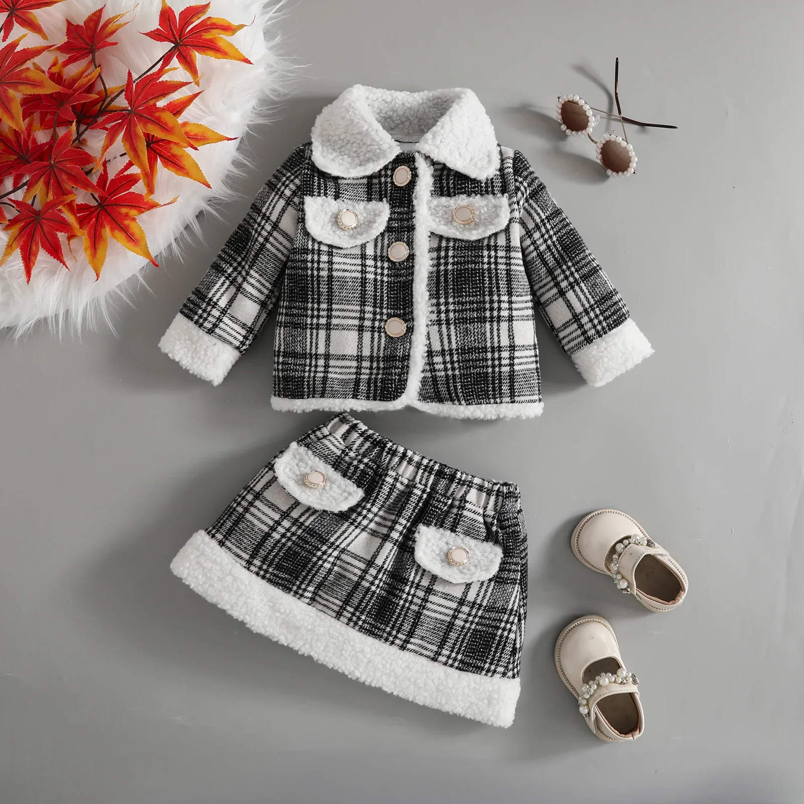 conjunto-elegante-de-2-piezas-para-nina-con-estampado-a-cuadros-abrigo-con-cuello-peludo-y-falda-ropa-elegante-y-calida-para-ninas-de-0-a-3-anos
