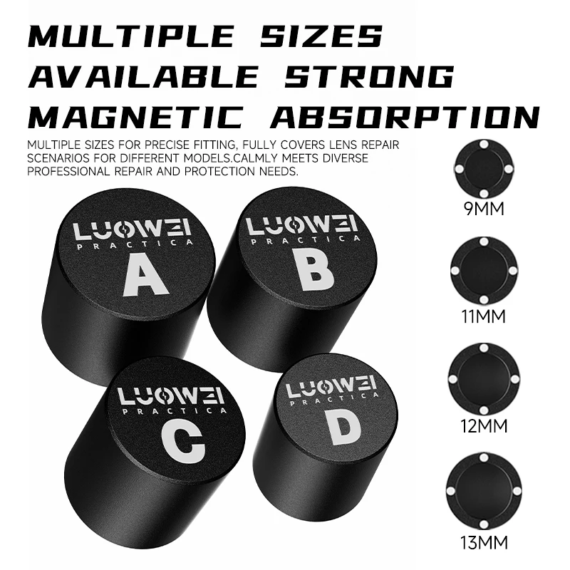 

LUOWEI LW-395 9/11/12/13mm Camera Protective Cap Blue Light Protective Cover Anti-fouling Anti-fingerprint Protector