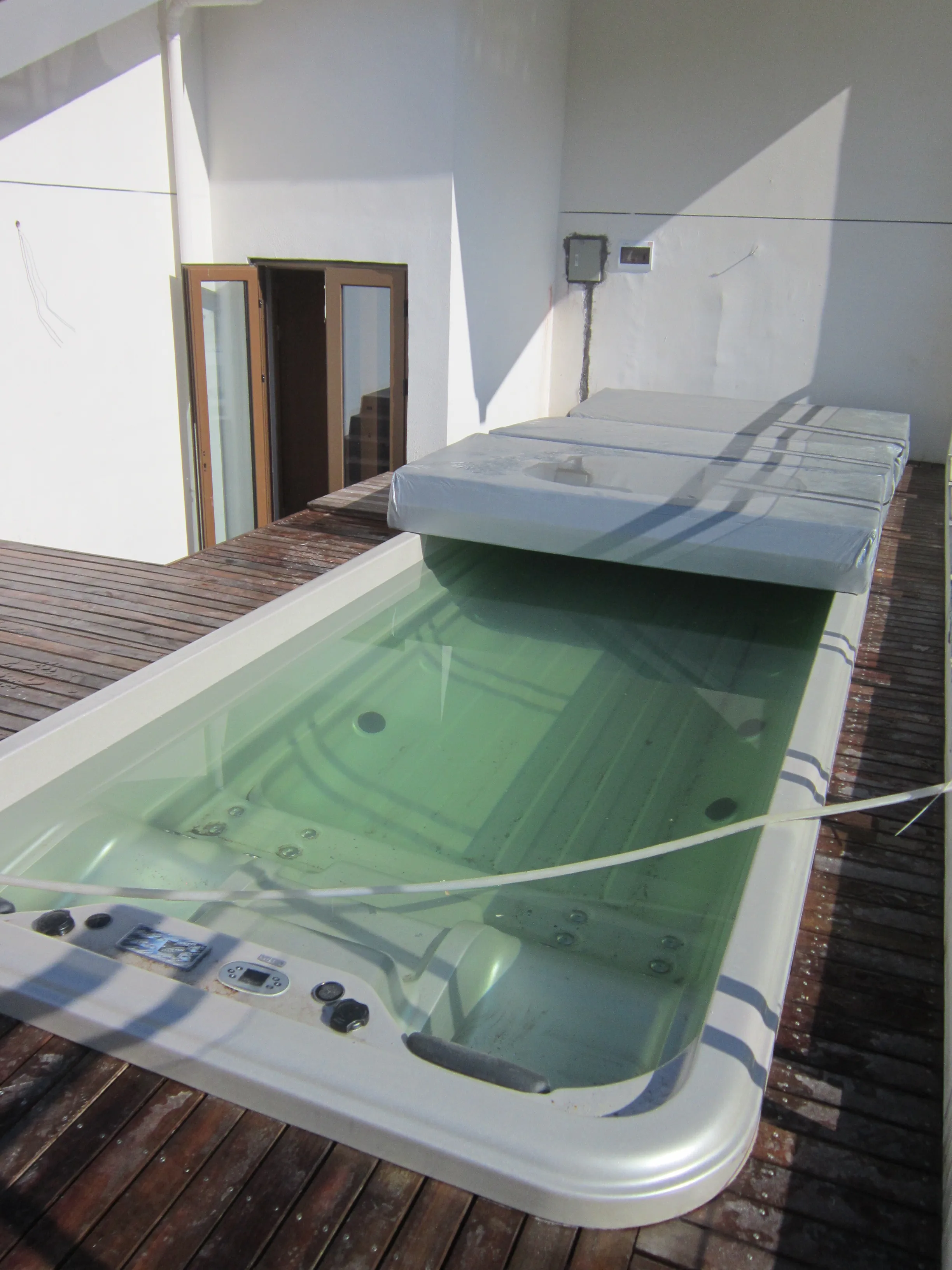 Cheap Deep Swim Pools Garden Outdoor Pools Swimming Jacuzzier 4.8 Meters Pool Massage whirlpool Bathtubs Swim Spa  Jacuzziss