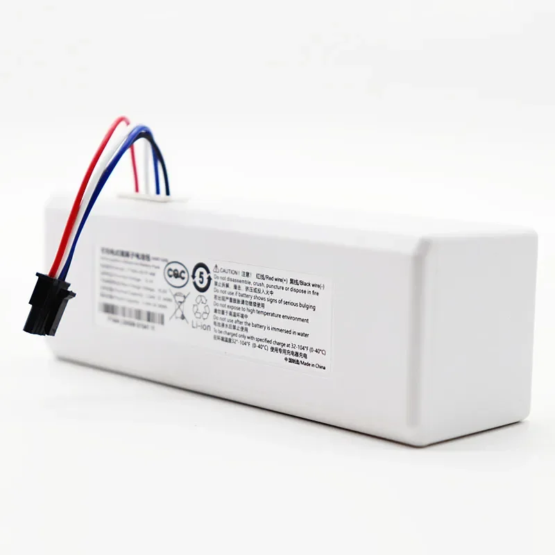 Original STYTJ01ZHM Battery P1904-4S1P-MM For Xiaomi Mijia 1C Robot Vacuum Mop Cleaner Accessories 14.4V 2600mAh 18650 Battery