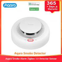 Aqara Smoke Alarm Zigbee 3.0 Detector Sensor Highly Sensitive Smoke Concentration Detection Work with Mi Home Homek APP