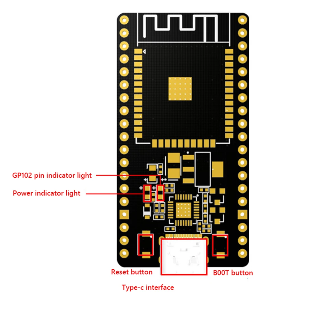 Placa de desarrollo ESP32 tipo C CP2102, módulo WIFI Bluetooth, módulo inalámbrico de doble núcleo, placa de expansión de ESP-WROOM-32, 1-10 Uds.