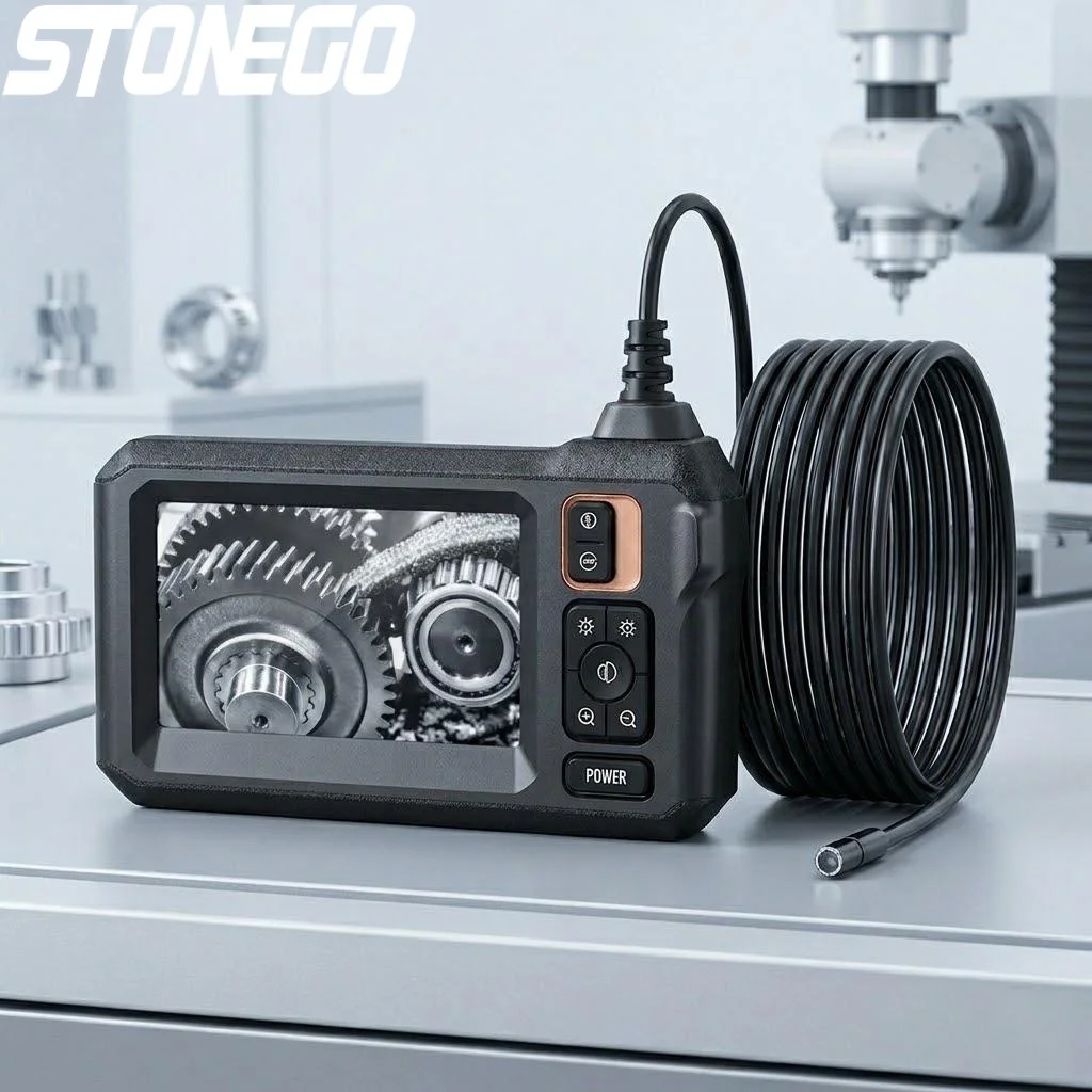 

Эндоскопическая камера 1080P HD с Wi-Fi для авторемонта, 43-дюймовый дисплей, двойная головка, кабель 1м/5м/10м, аккумулятор 2600 мАч