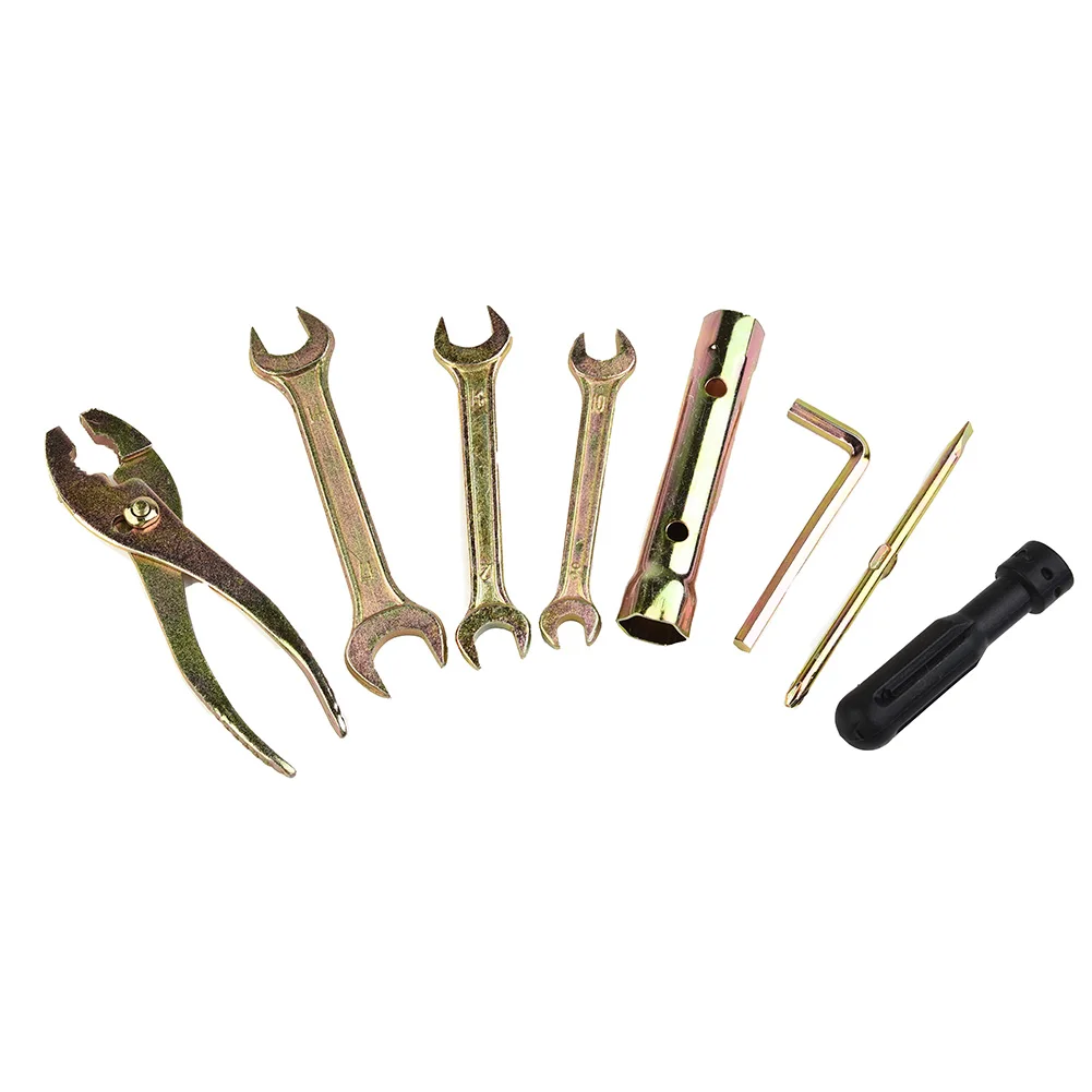 

7pcs/set Motorcycle Repair Tool Motorbike Wrench Tools Plug Screwdriver Sleeve Pliers Wrenches Kit Accessories Spark