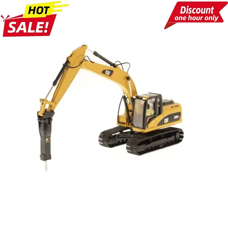 

DM 1:50 for CAT 320D L Caterpillar Hammer Excavator Construction Vehicle Alloy Model 85280