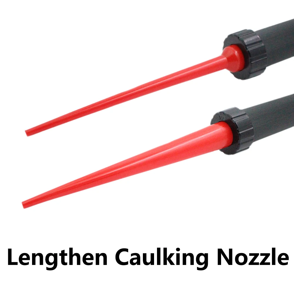 Caulking Gun Nozzles Plastic Glue Nozzles Lengthen Caulking Gun Tip Sealing Caulking Tip Replacement Universal Construction Tool