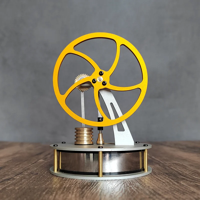 

Boutique Low Temperature Stirling Engine Model Metal Mechanical Science Educational Model Toy Creative Gift