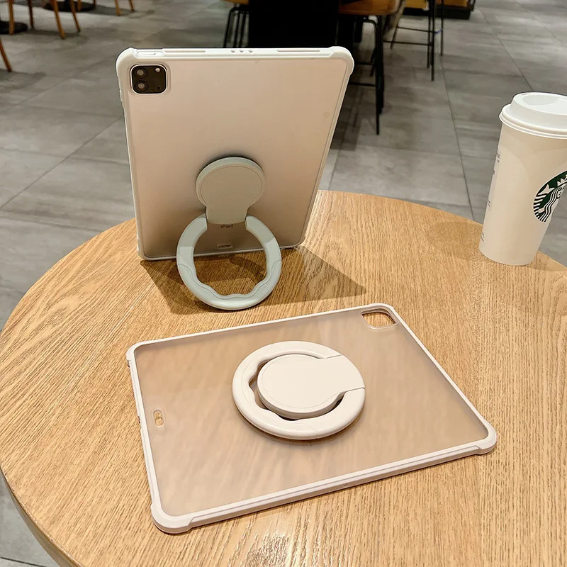 Obrotowe etui 360° z uchwytem do iPad Air 13 11 A16 Pro 12.9, pokrowiec na iPada 10.2 7. 8. 9. 10. generacji 10.9 Air 3 4 5 Mini 6 7 Funda — zdjęcie produktu 3