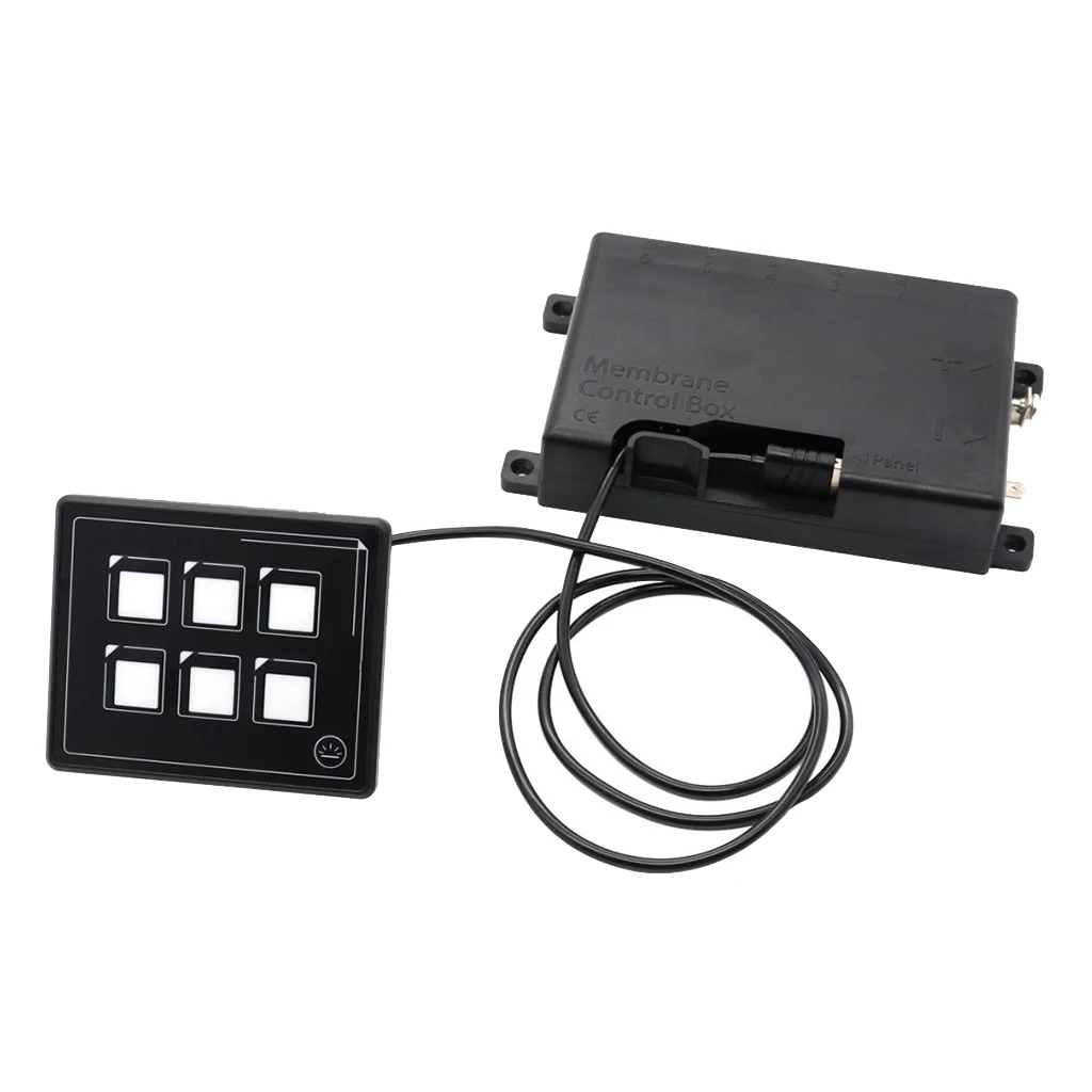 Membrane Control Panel Switch Waterproof for RV Boat Marine Car