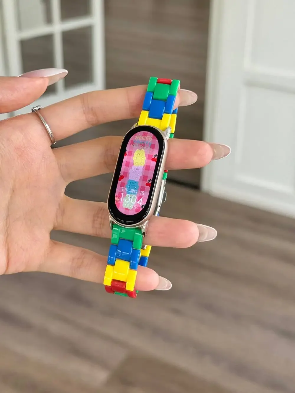 Beads Bracelet Link For XIAOMi Band 10 8 Strap For Mi Band 9 New Design NFC Wristband Accessories