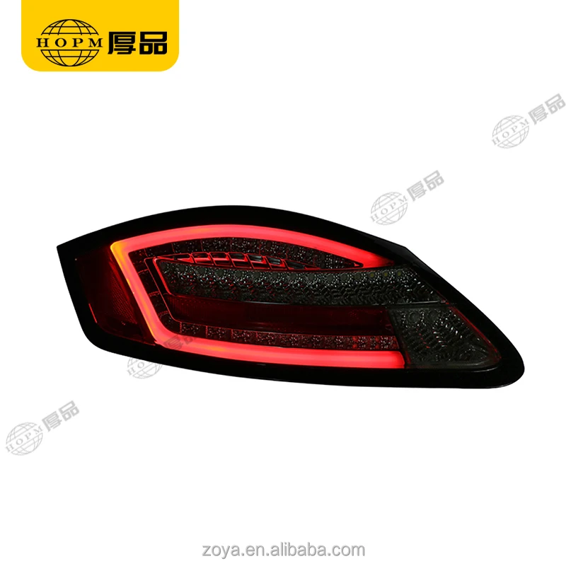 Taillight Assembly Tuning Light Modified LED Tail Light Blackened For Cayman 987 04-08