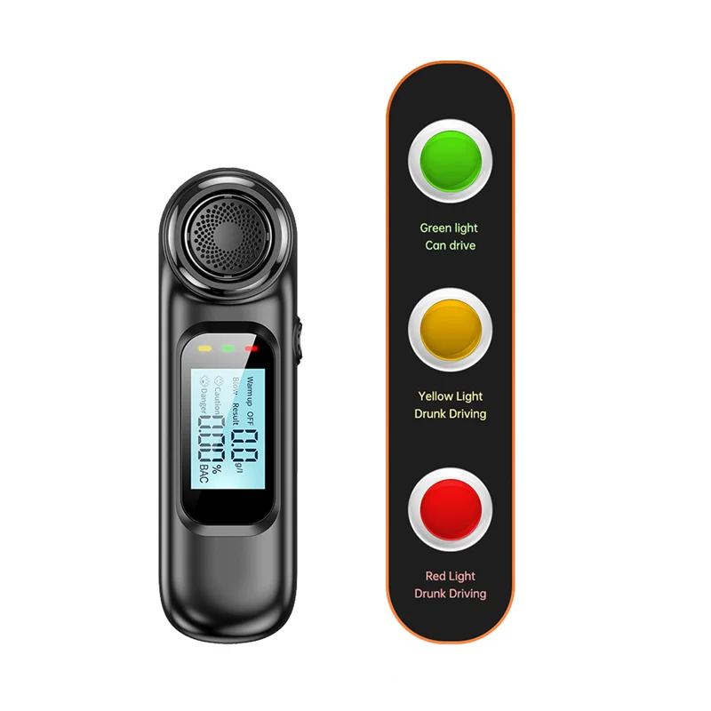-A12R プロフェッショナル呼気テスター検出器飲酒検知器充電式自動呼気アルコールテスト