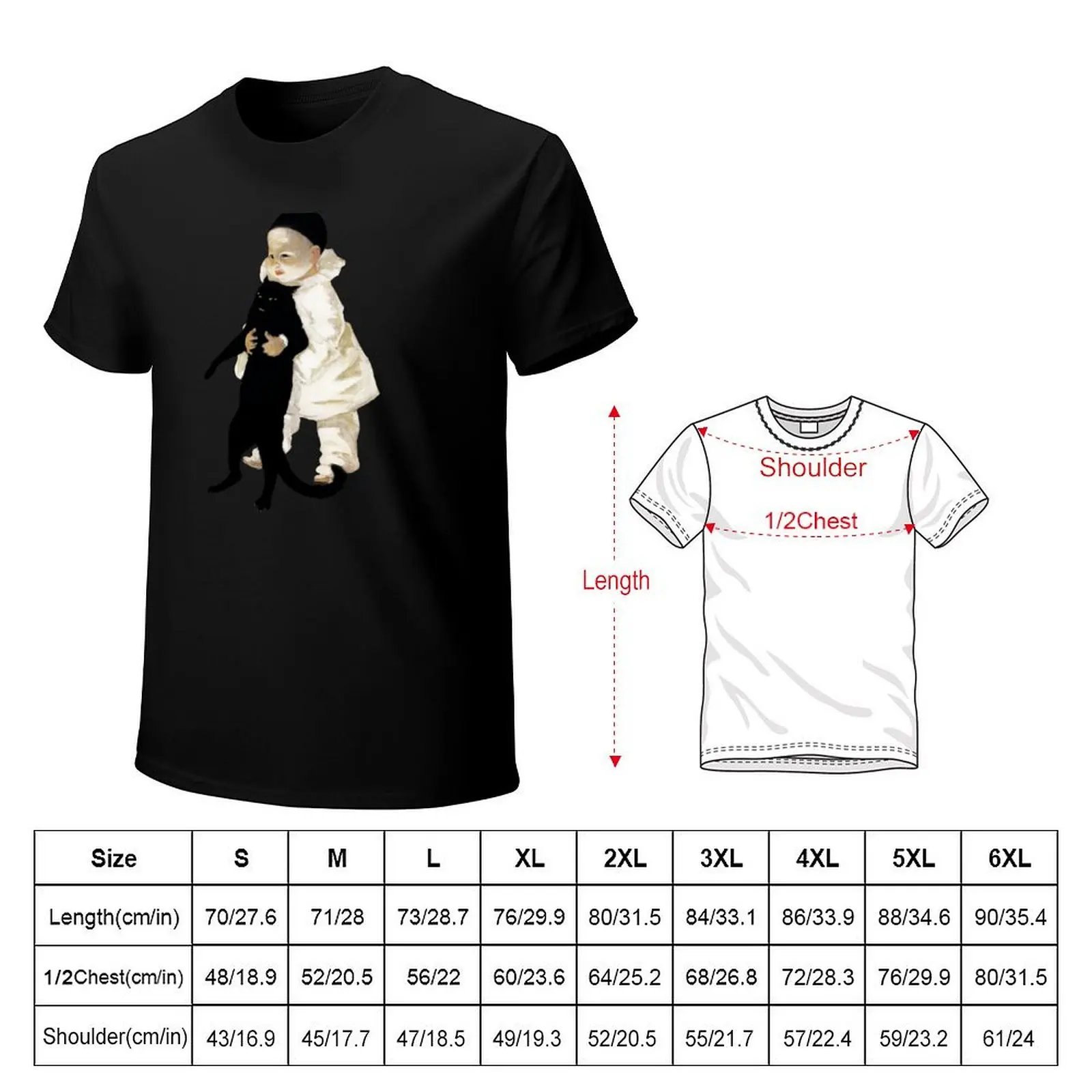 Théophile Steinlen - Pierrot and The Cat T-Shirt Performance Dry Fit T-Shirt