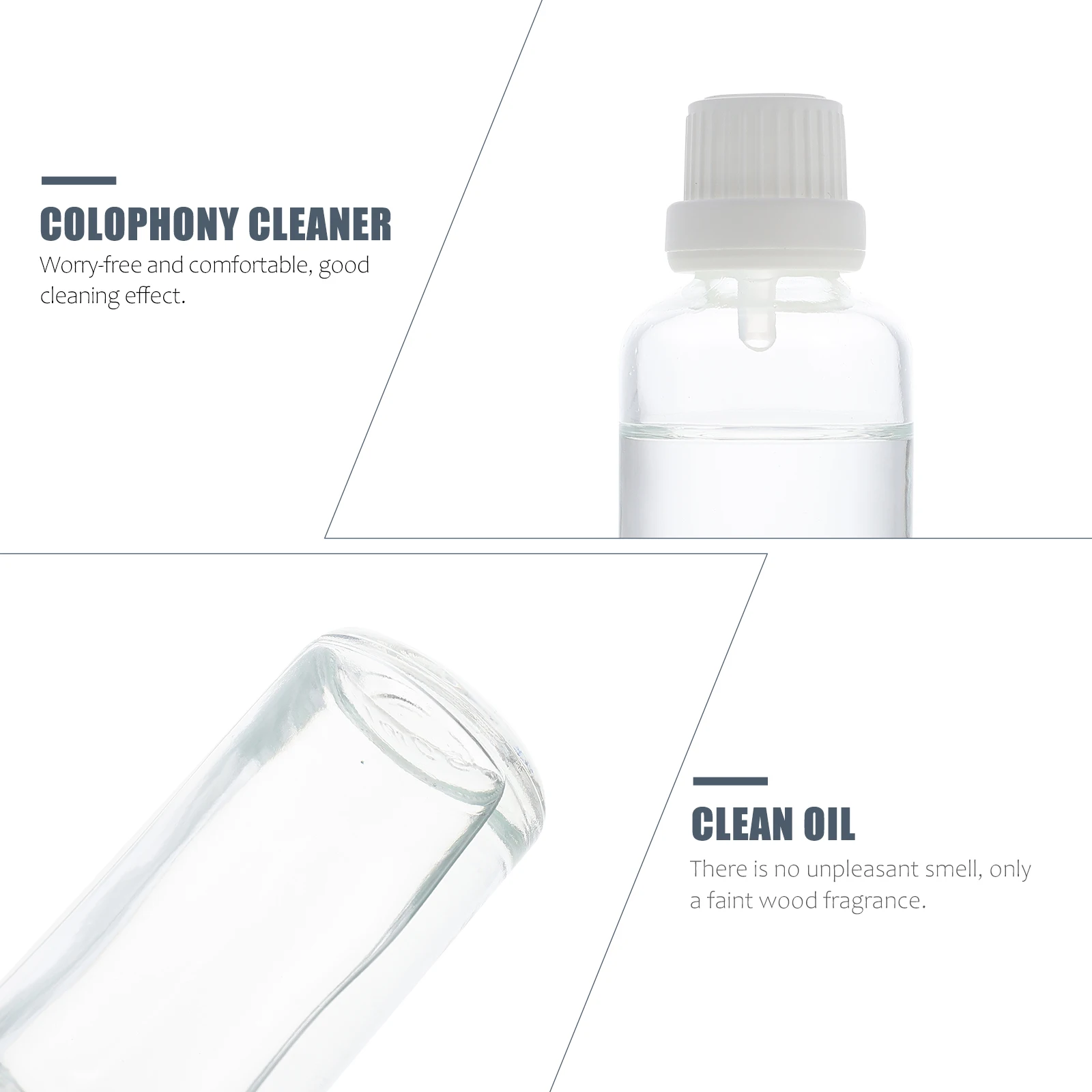 

Rosin Cleaning Cleaner for Violin Instrument Colophony Tools Accessories Oil Supply