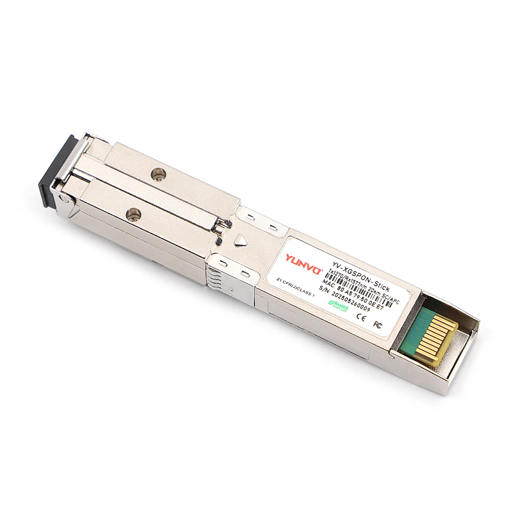 10G SFP + 1270/1577nm 20 كجم SC/APC مقبس إدارة الويب 10G/10G XGSPON ONT Stick SSH XGSPON/XGPON Stick #6