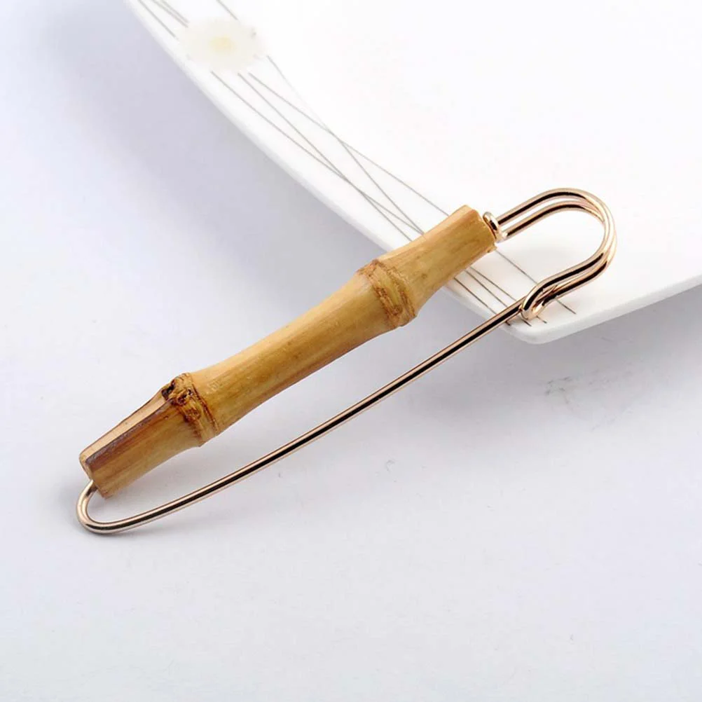 

3 Sweater Boutonniere Bamboo Sweater Vintage Gift Bamboo Women Brooch Vintage Brooch Jewelry Accessories
