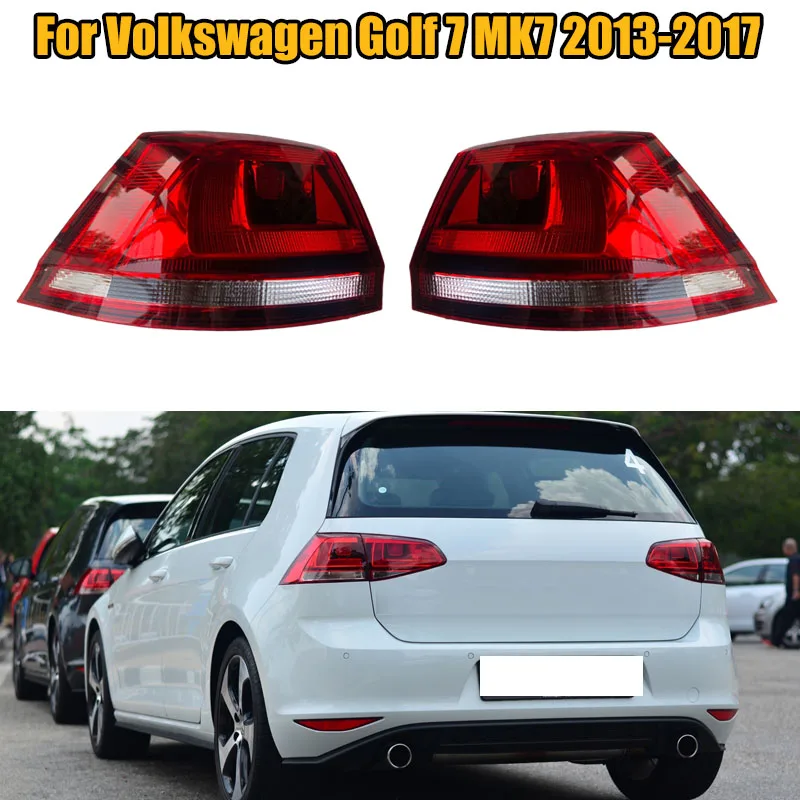 

For VW Golf 7 MK7 2013 2014 2015 2016 2017 Outer Side Tail Light Rear Lamp Brake Indicator Light Without Bulbs 5G0945095M