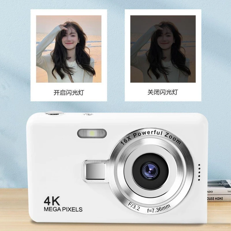 Campus digital retro camera CCD student camera high definition high pixel dual camera, carry card