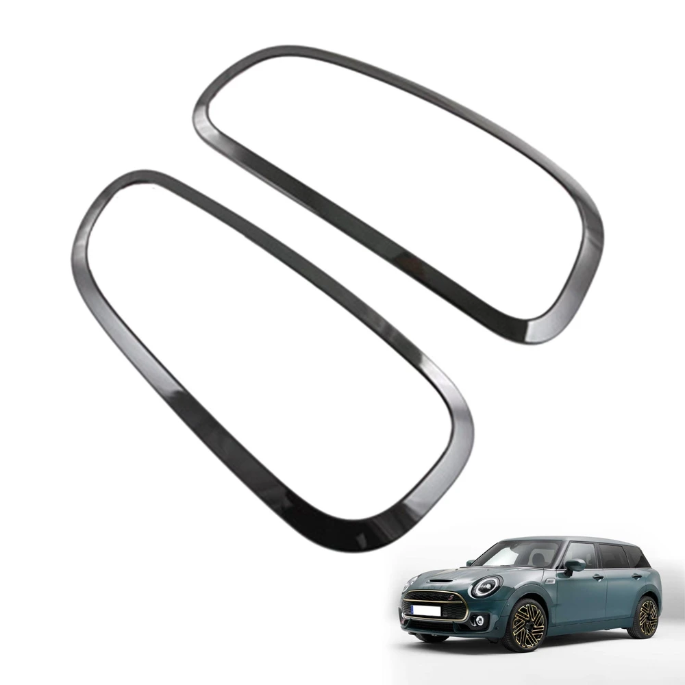 2 Stuks Glanzend Zwart Achterlicht Achterlicht Frame Achterlicht Ring Decoratieve Bekleding Voor Mini Cooper Clubman 2022