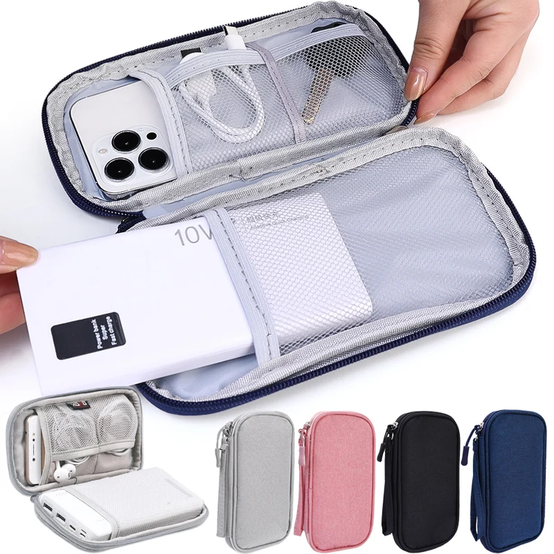 Draagbare Tas Organizer Pouch Oxford Doek Opbergtas Houders Charger Cable Draden Tas Usb Kabels Gadget Tassen Reizen Accessoires