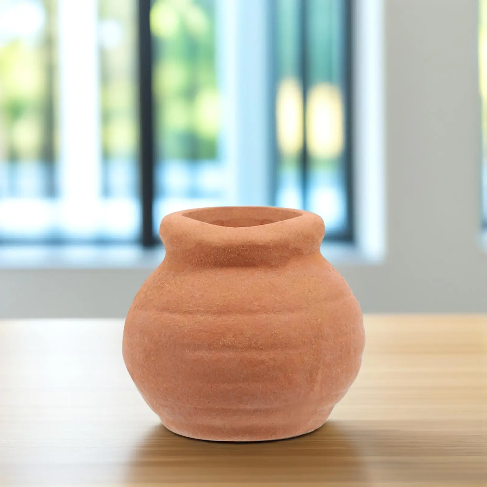 4 Pcs Mini Ceramic Flower Pots Small Round Basin for Plants Succulent Cactus Planter Nursery Clay Pot Gardening