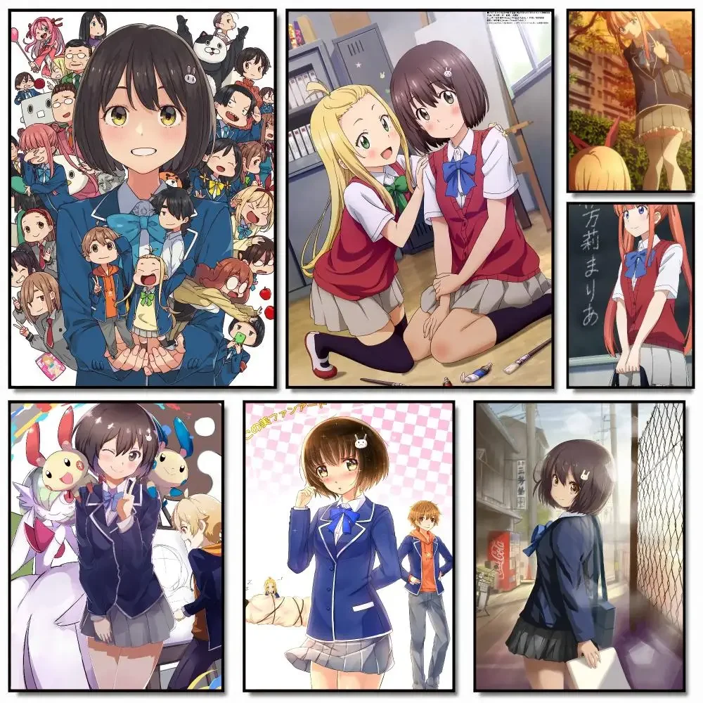 anime T-This Art Club Has a Problem-M Poster Removable Wall Sticker for Home Cafe Bar Office Interior Decor