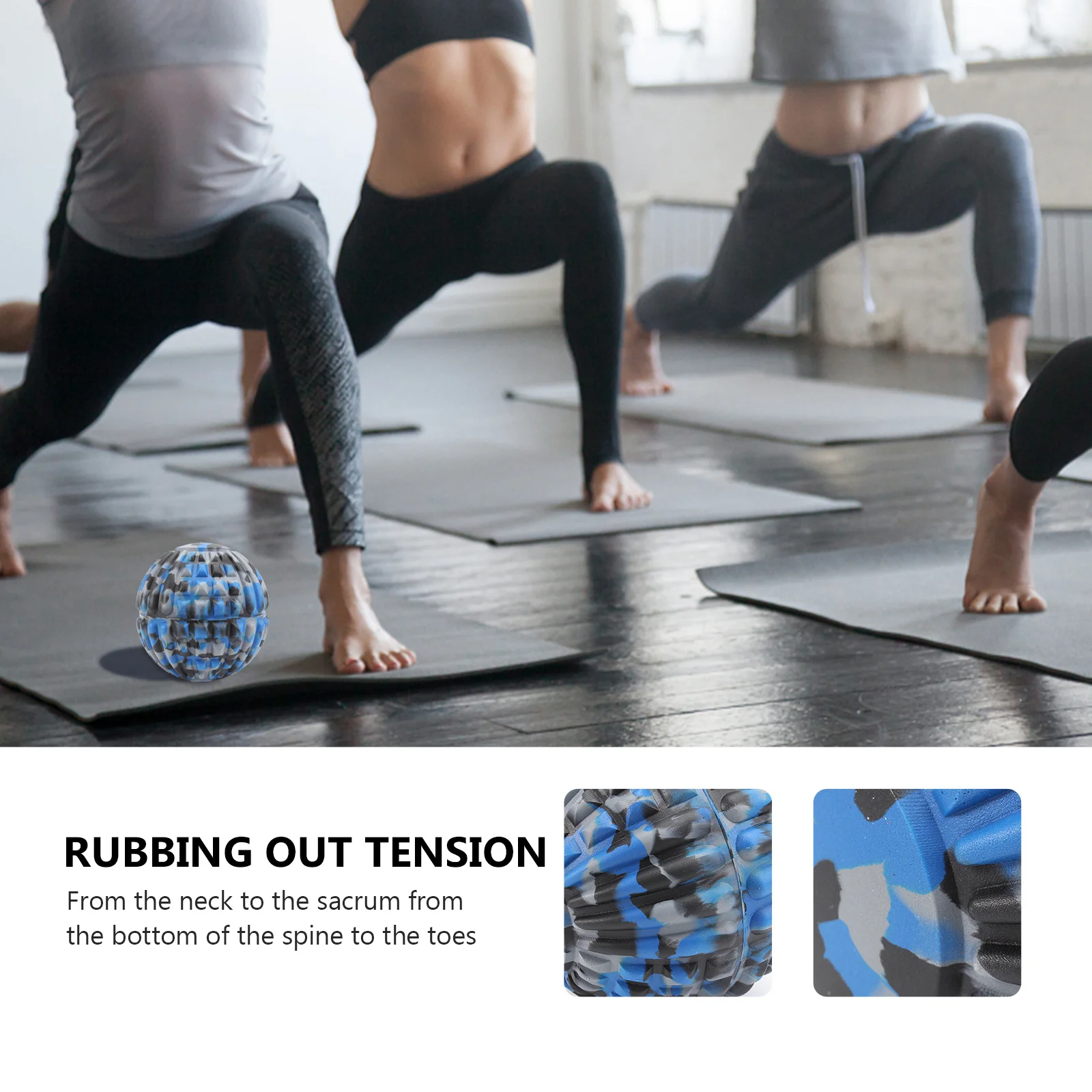 

Foot Massage Eva Extra-Firm Muscle Roller For Muscle Massager Plantar Relief Yoga Pilates Fitness Training Recovery Tool