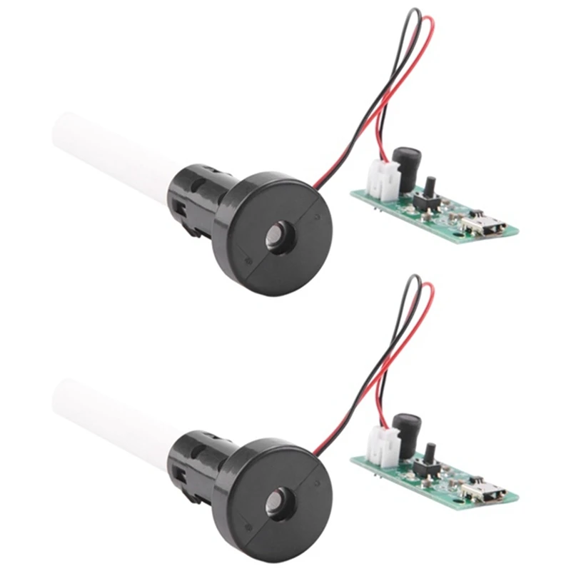 4Pcs USB Mini Humidifier Mist Driver Circuit Board Fogger Atomization Film Atomizer Sheet DIY Kits, Durable Fine Workmanship