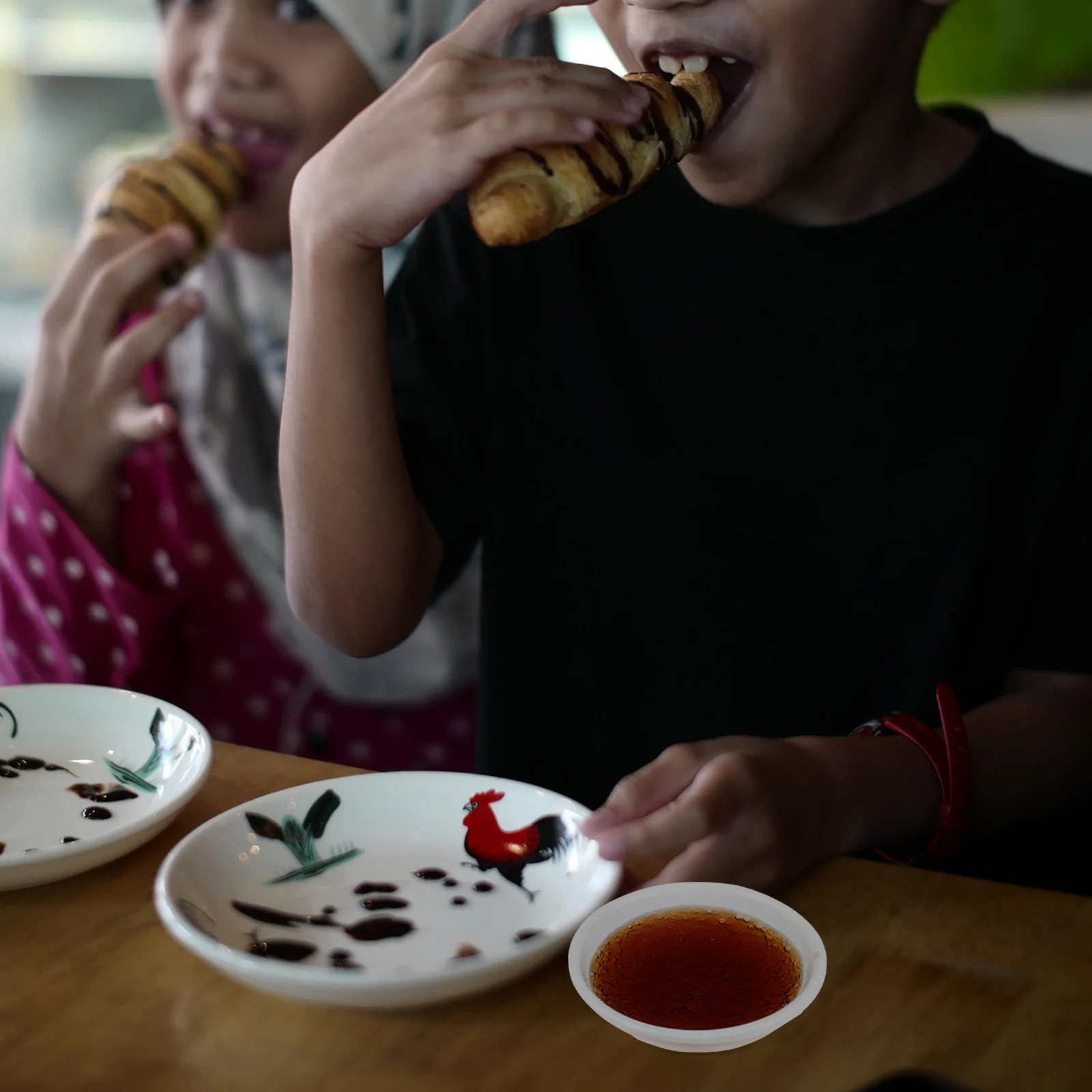 12 шт. Мини-тарелки для соевого соуса, идеальные для дома и кемпинга