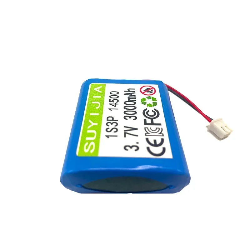 14500 3000mAh 3.7V 1S3P BMS Lithium-ion Battery for Beauty Equipment Toy Remote Control Car Singing Machine Radio Small Speaker