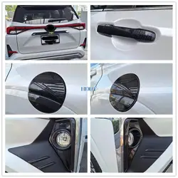 Car Style Rear View Mirror Trunk Front Fog Light Fuel Tank Door Handle Bowl Sticker For Toyota Premio Avanza Veloz Cross 2022 +