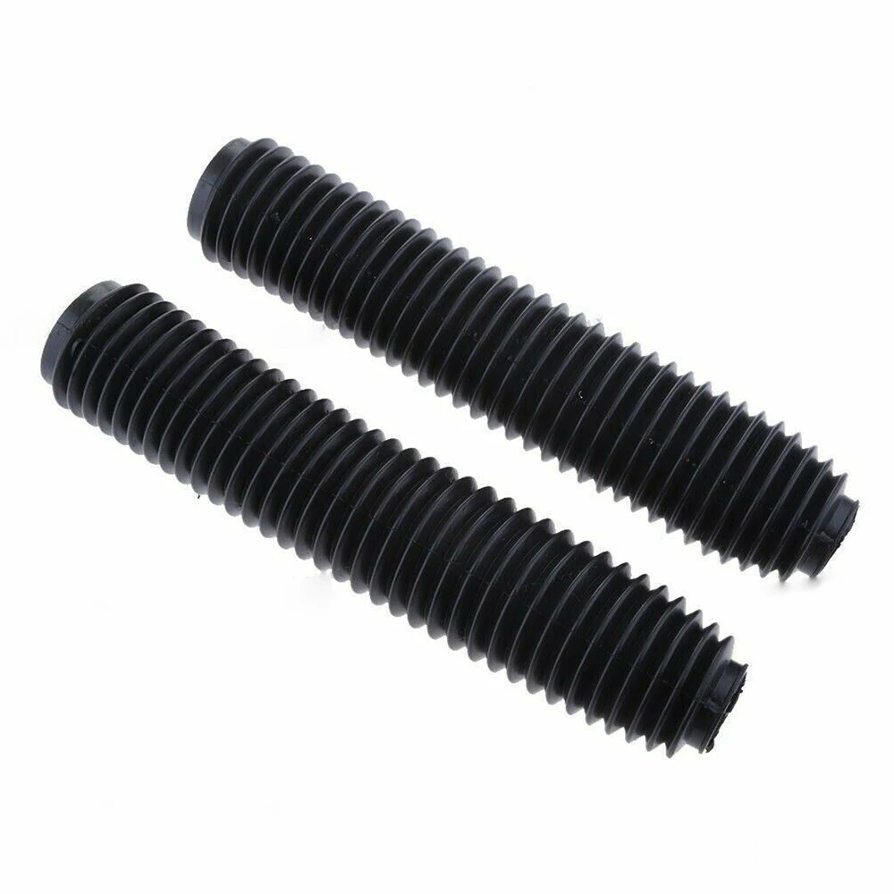 Motorcycle Universal Fork Gaiters Dust Cover Boots Rubber Material Black For BMW F650 Funduro