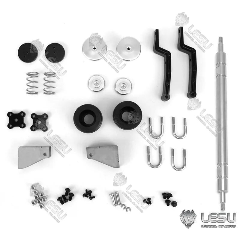 US สต็อก LESU PNEUMATIC Suspension Air อะไหล่สําหรับ 1/14 RC A0020 ไฮดรอลิกรถพ่วงรถบรรทุก TAMIYA รถโช้คอัพ Part