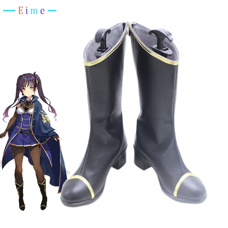 Anime Assault Lily BOUQUET Freak Slayer Haru Cosplay Shoes Halloween Carnival Boots PU Shoes  Cosplay Props Custom Made