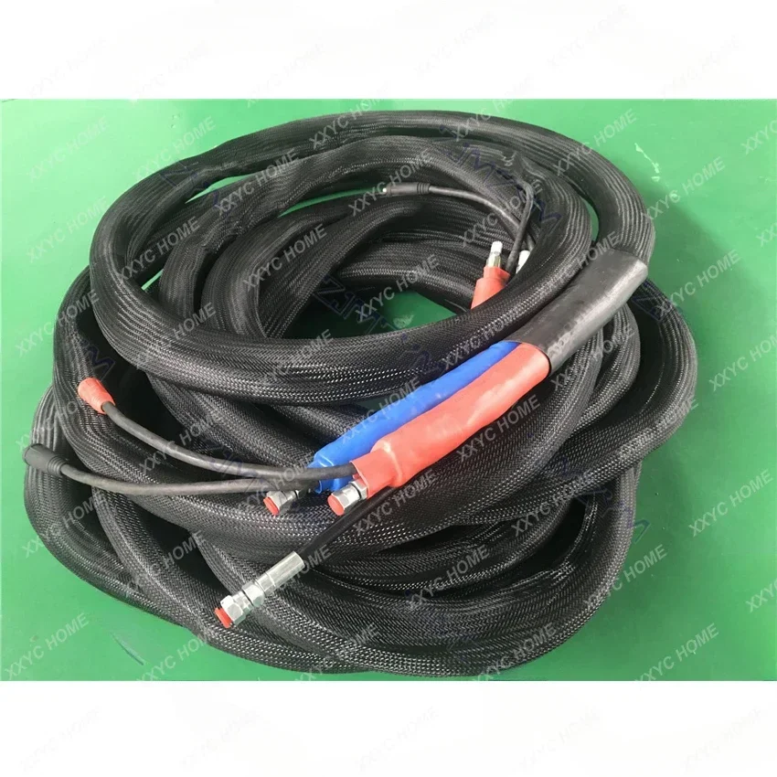 High Pressure Spray Foam Machine Accessories Polyurethane PU Foam Hose Heating Hose Heater Pipe 5700PSI 15 Meters 3/8-inch 9.5mm