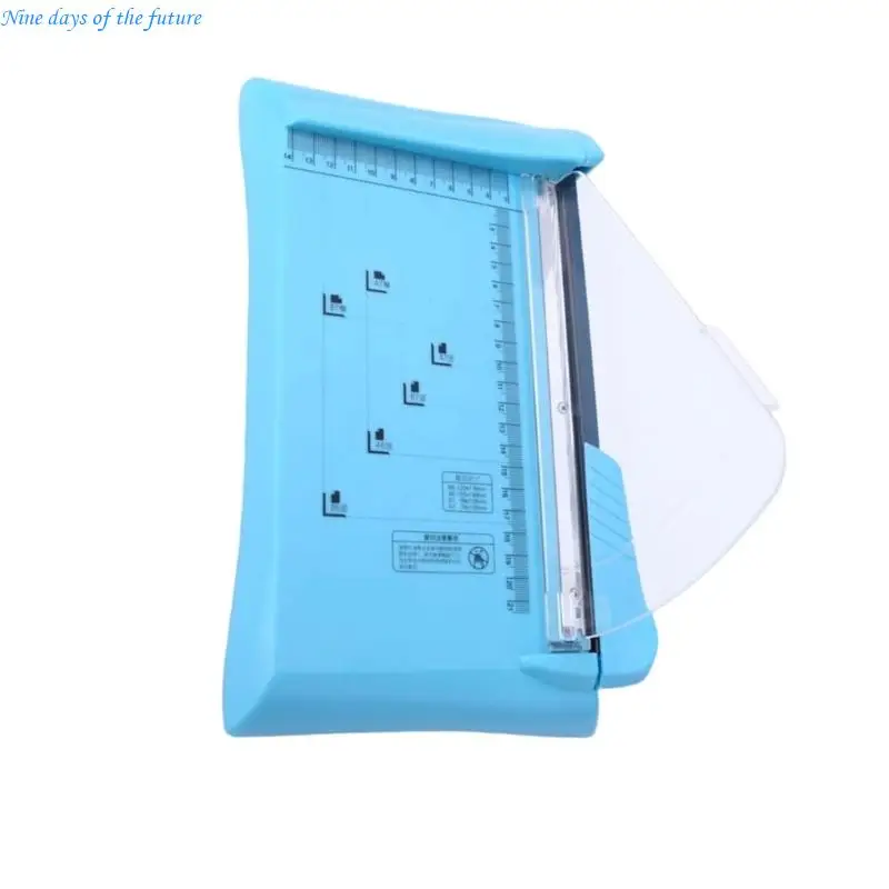 Paper Cutter Paper Trimmer Scrapbooking Tool with Automatic Security Safeguarding Side Ruler For School Art Projects E65A