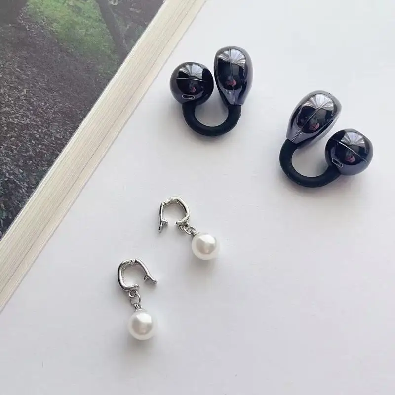 Rhinestones Buckles Clip On Attachment For FreeClip 1 2 Zircons Embellishment Elegant Pearl Headphone