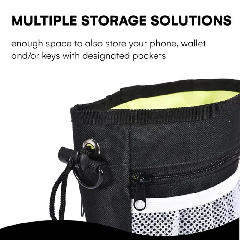 A013 Dog Treat Pouch Bag-Treat Pouches for Pet Training - Multipurpose Dog Training Kit-Gray