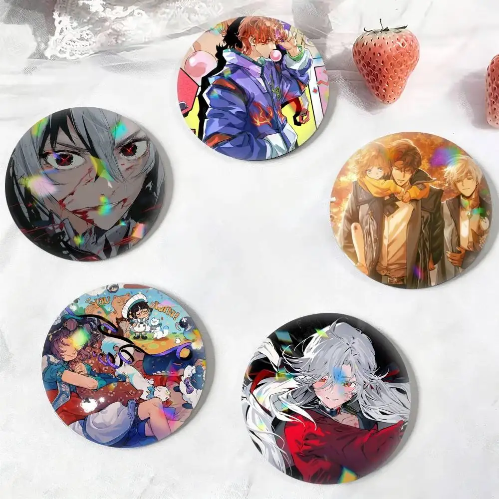 Anime-Style Mobile Game A-Ash E-Echoes  25mm 32mm 44mm 58mm 75mm Brooches Badges Pins for Accessories Gift
