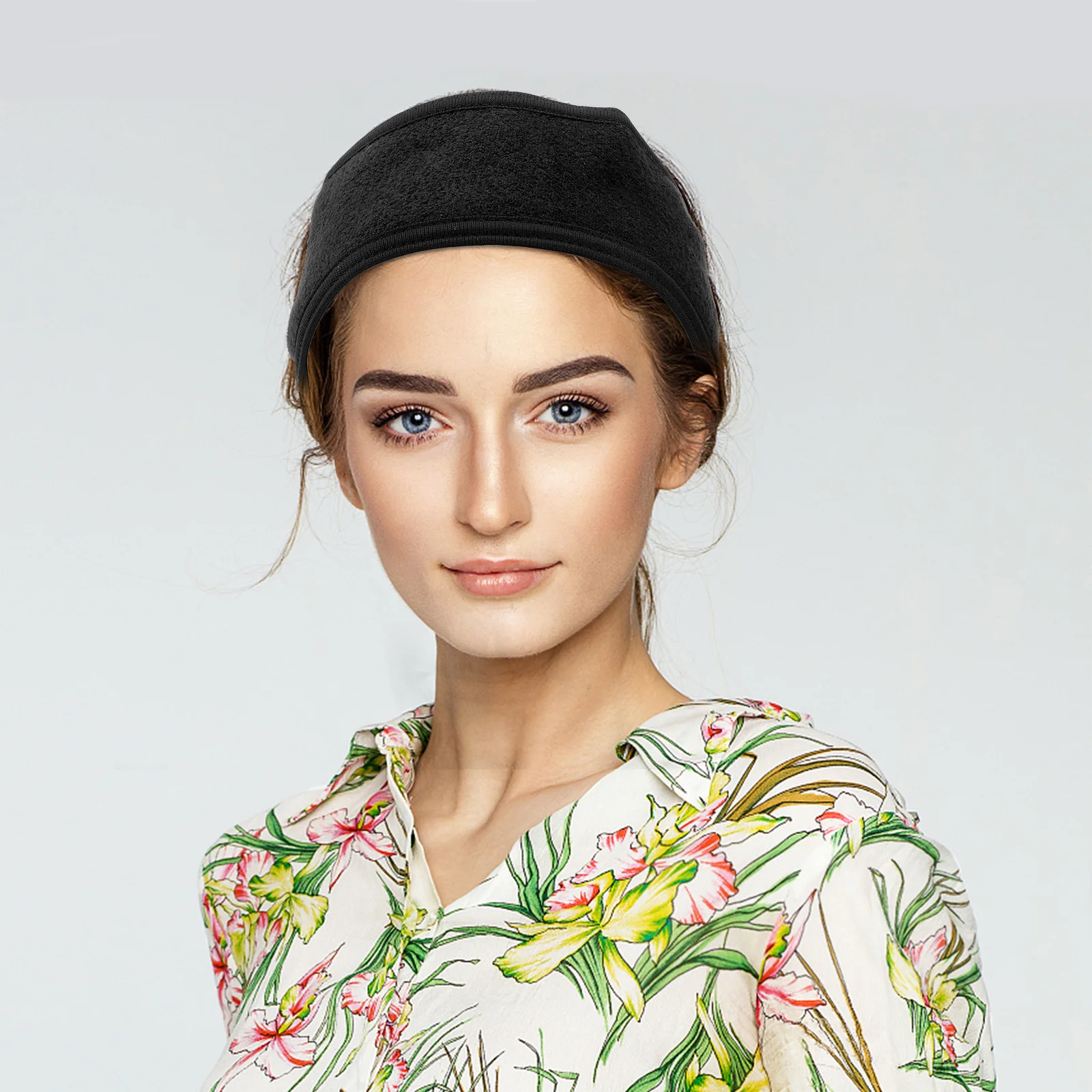 

3Pcs Spa Facial Headband Makeup Wrap Cloth Hairband Adjustable Tape Black White Pink for Shower Cleaning Treatment