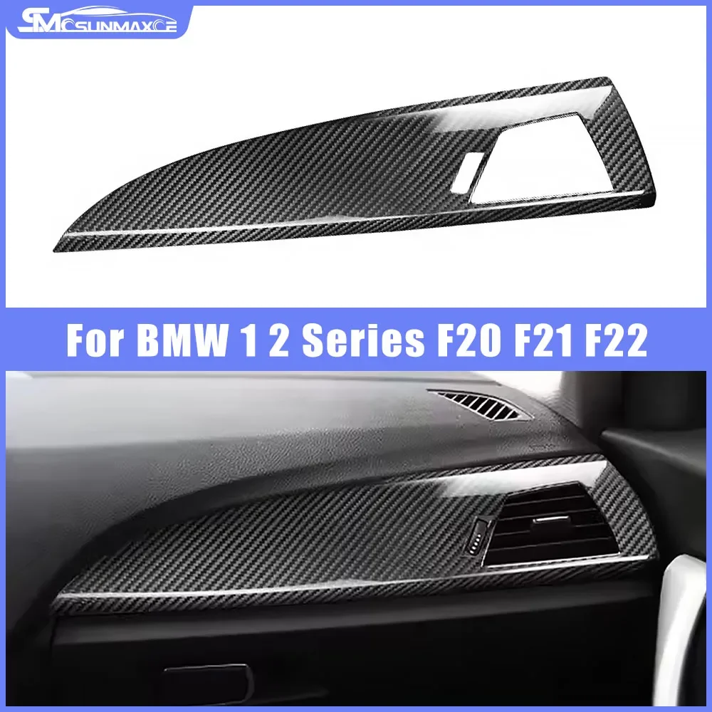 

Для BMW 1 2 серии F20 F21 F22 приборная панель из углеродного волокна, отделка панели вентиляционного отверстия, рамка, крышка, аксессуары для салона автомобиля