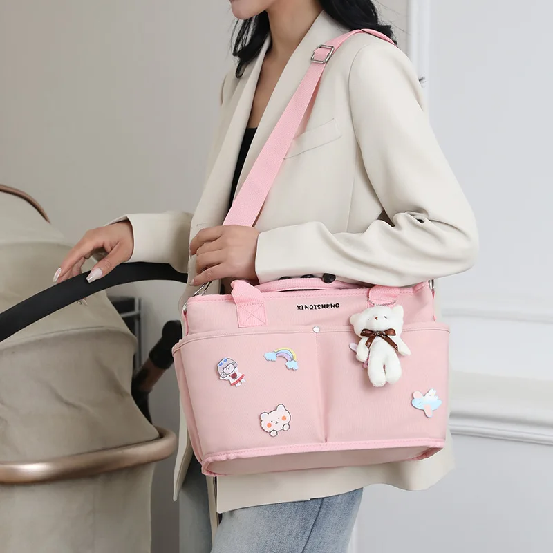 2024 New Diaper Bag Mummy Shoulder Bag Large Capacity Messenger Travel Bag Multifunctional Maternity Mother Baby Stroller Bags